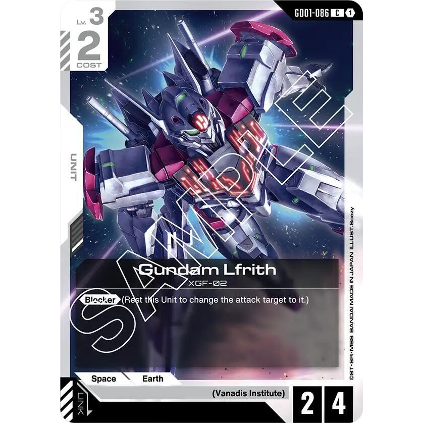 GDCG [GD01-086 C] Gundam Lfrith