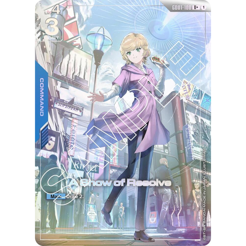 GDCG [GD01-100 U+] A Show of Resolve (Alternate Art)