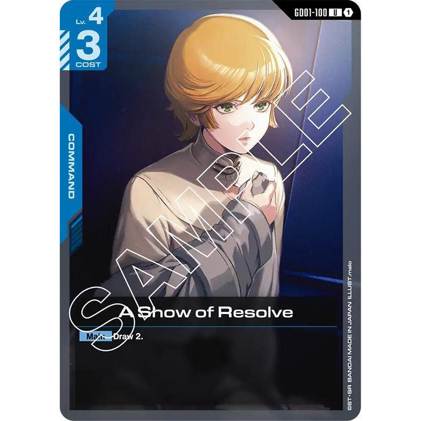 GDCG [GD01-100 U] A Show of Resolve