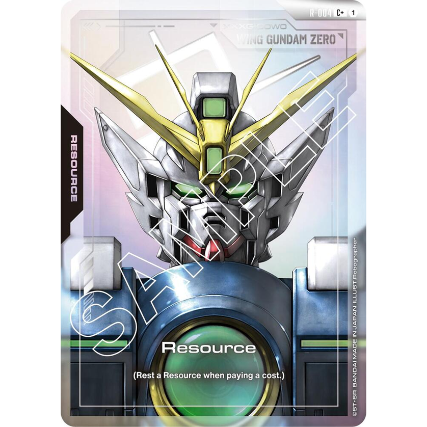 GDCG [GD01-R-004 C+] Resource - Wing Gundam Zero (Foil)