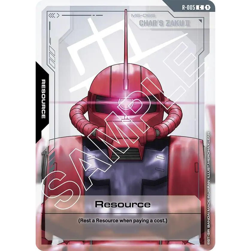 GDCG [GD01-R-005 C] Resource - Char's Zaku II