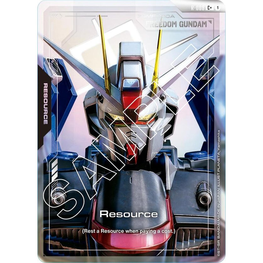 GDCG [GD01-R-008 C+] Resource - Freedom Gundam (Foil)