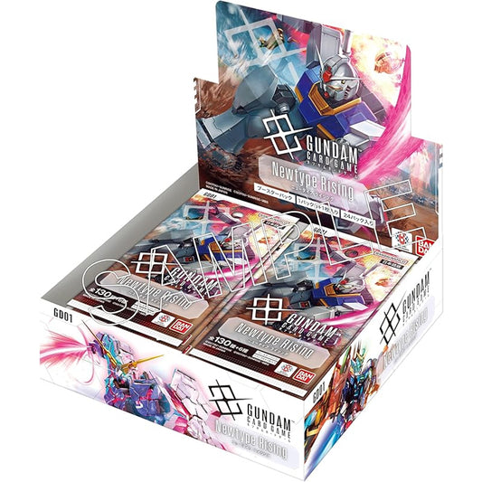 Gundam Card Game - GD01 Newtype Rising Booster Display