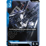 GDCG [GD03-016 C] Full Armor Unicorn Gundam (Unicorn Mode)