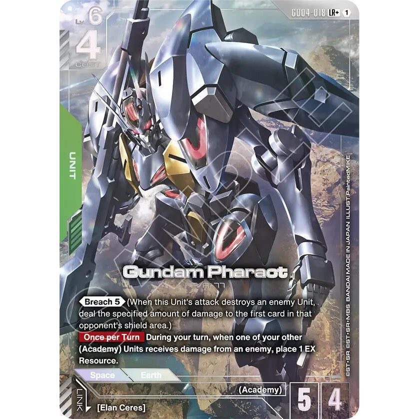 GDCG [GD04-018 LR+] Gundam Pharact (Alternate Art)