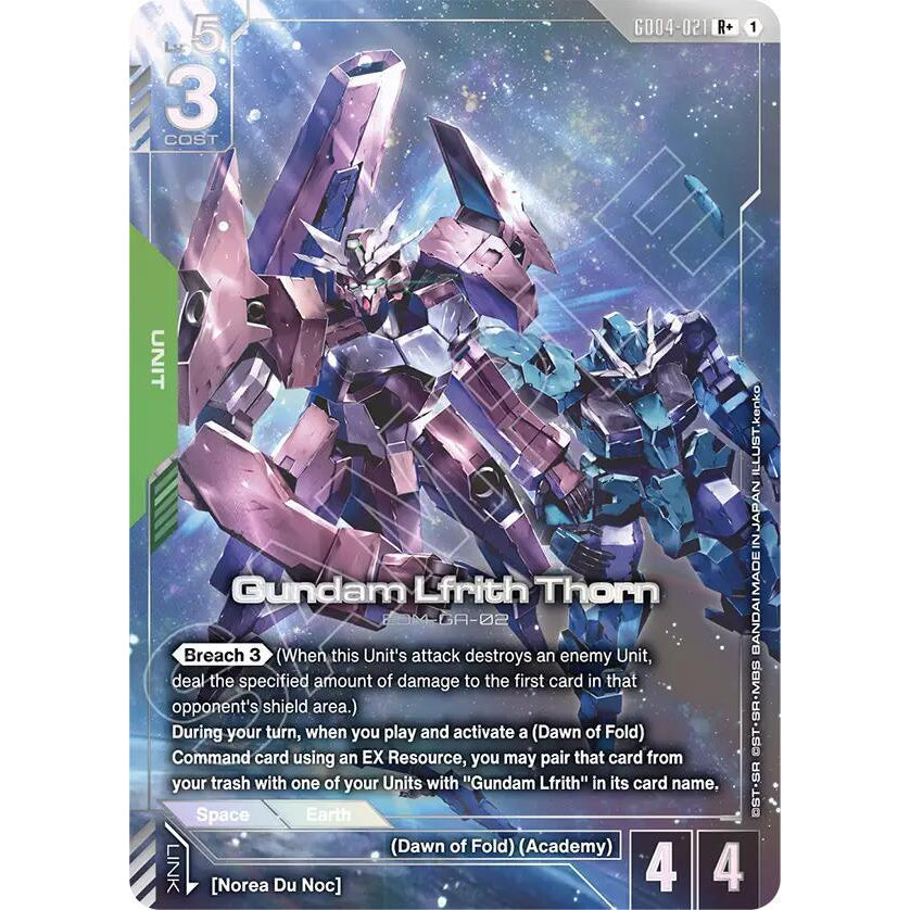 GDCG [GD04-021 R+] Gundam Lfrith Thorn (Alternate Art)