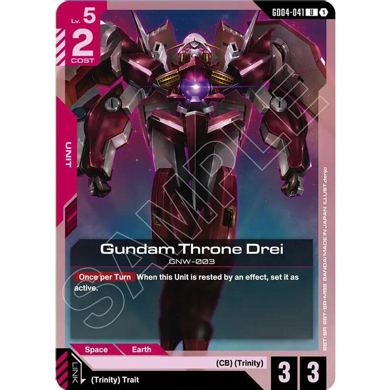 GDCG [GD04-041 UC] Gundam Throne Drei