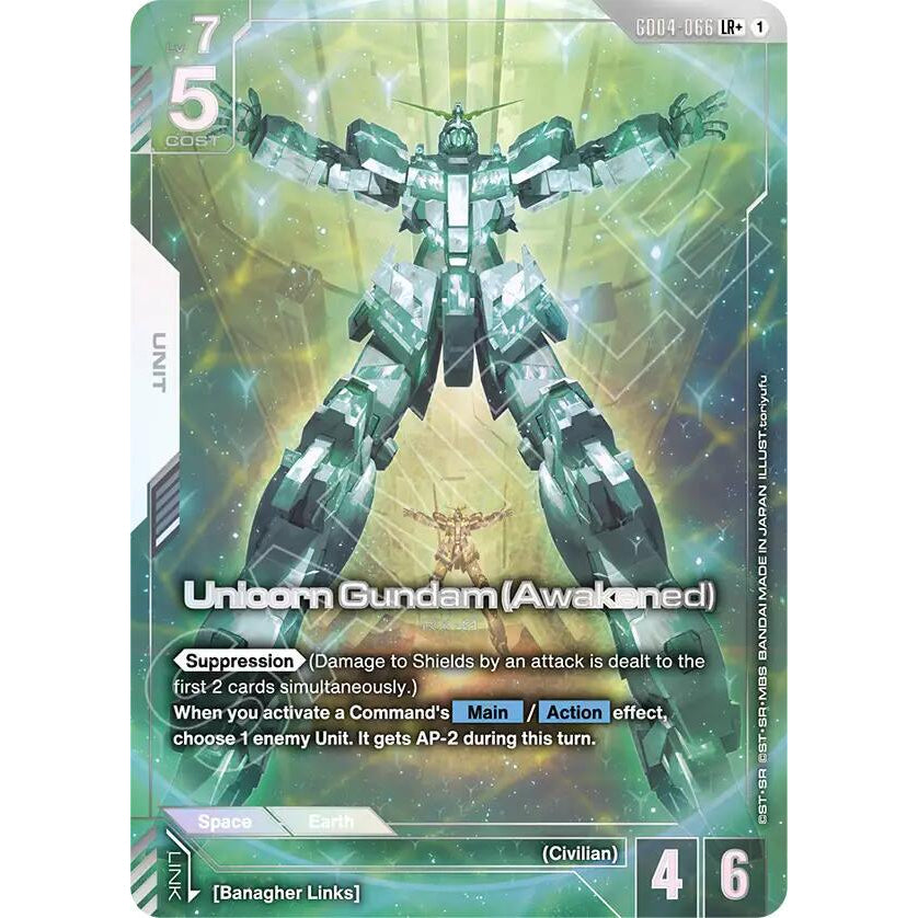 GDCG [GD04-066 LR] Unicorn Gundam (Awakened) (Alternate Art)