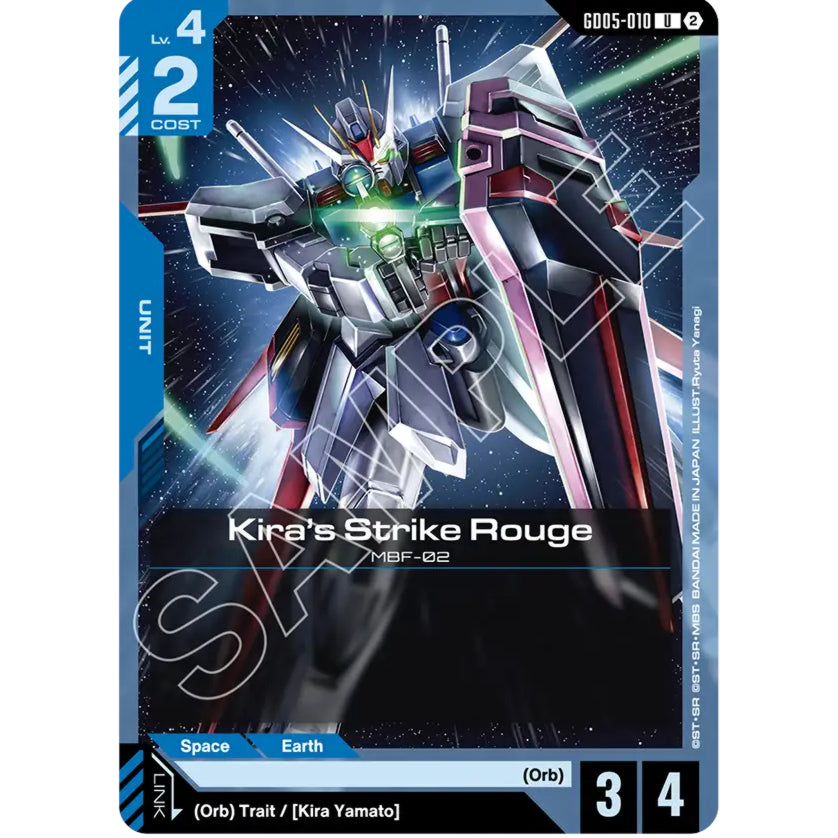 GDCG [GD05-010 U] Kira's Strike Rouge