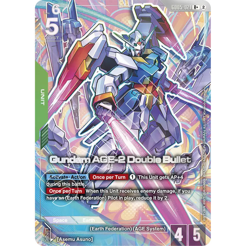 GDCG [GD05-021 R+] Gundam AGE-2 Double Bullet (Alternate Art)