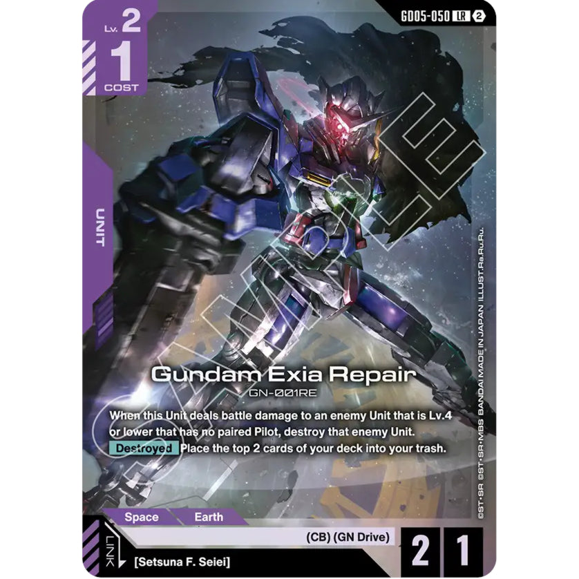 GDCG [GD05-050 LR] Gundam Exia Repair