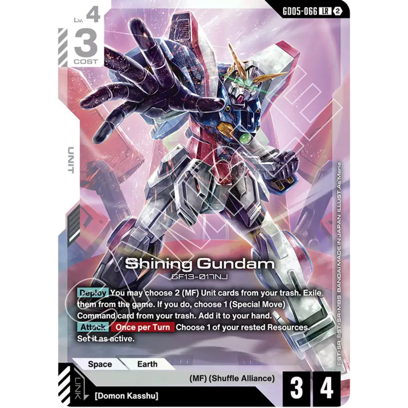 GDCG [GD05-066 LR] Shining Gundam