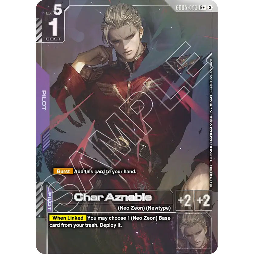 GDCG [GD05-093 R+] Char Aznable (Alternate Art)