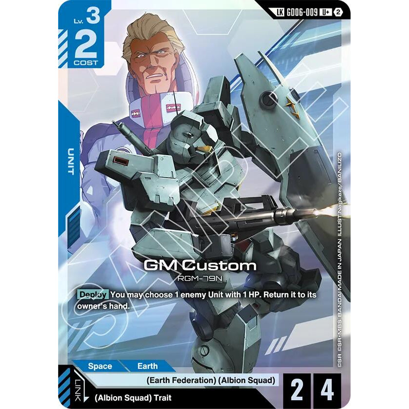 GDCG [GD06-009 U+] GM Custom (Alternate Art) (Link Rare)
