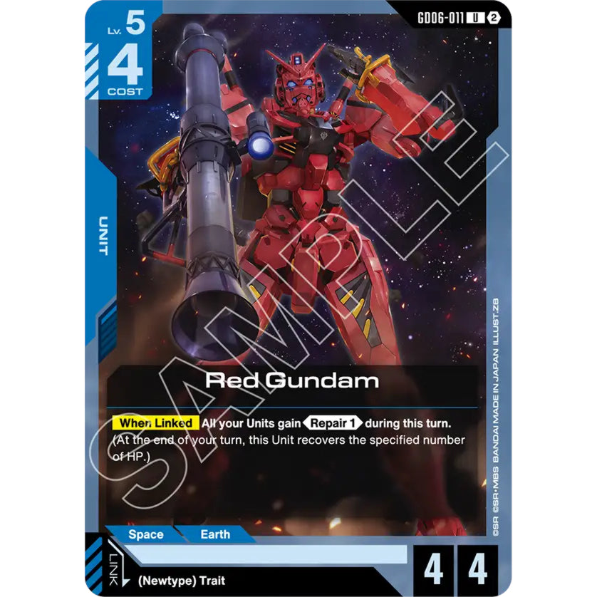 GDCG [GD06-011 U] Red Gundam