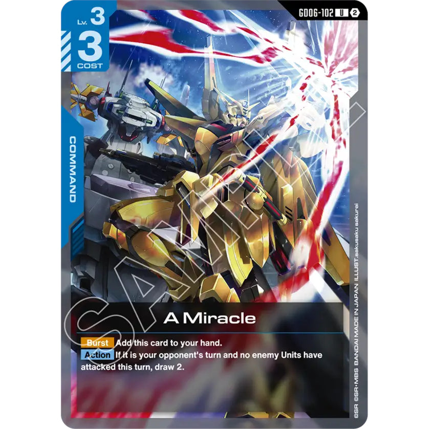 GDCG [GD06-102 U] A Miracle