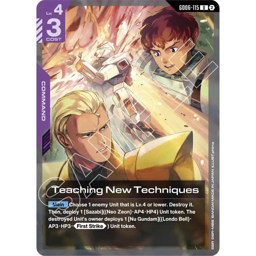 GDCG [GD06-115 U] Teaching New Techniques
