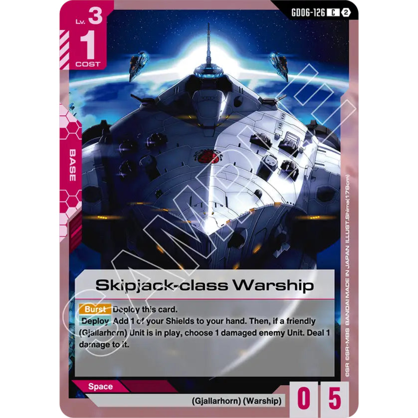 GDCG [GD06-126 C] Skipjack-class Warship