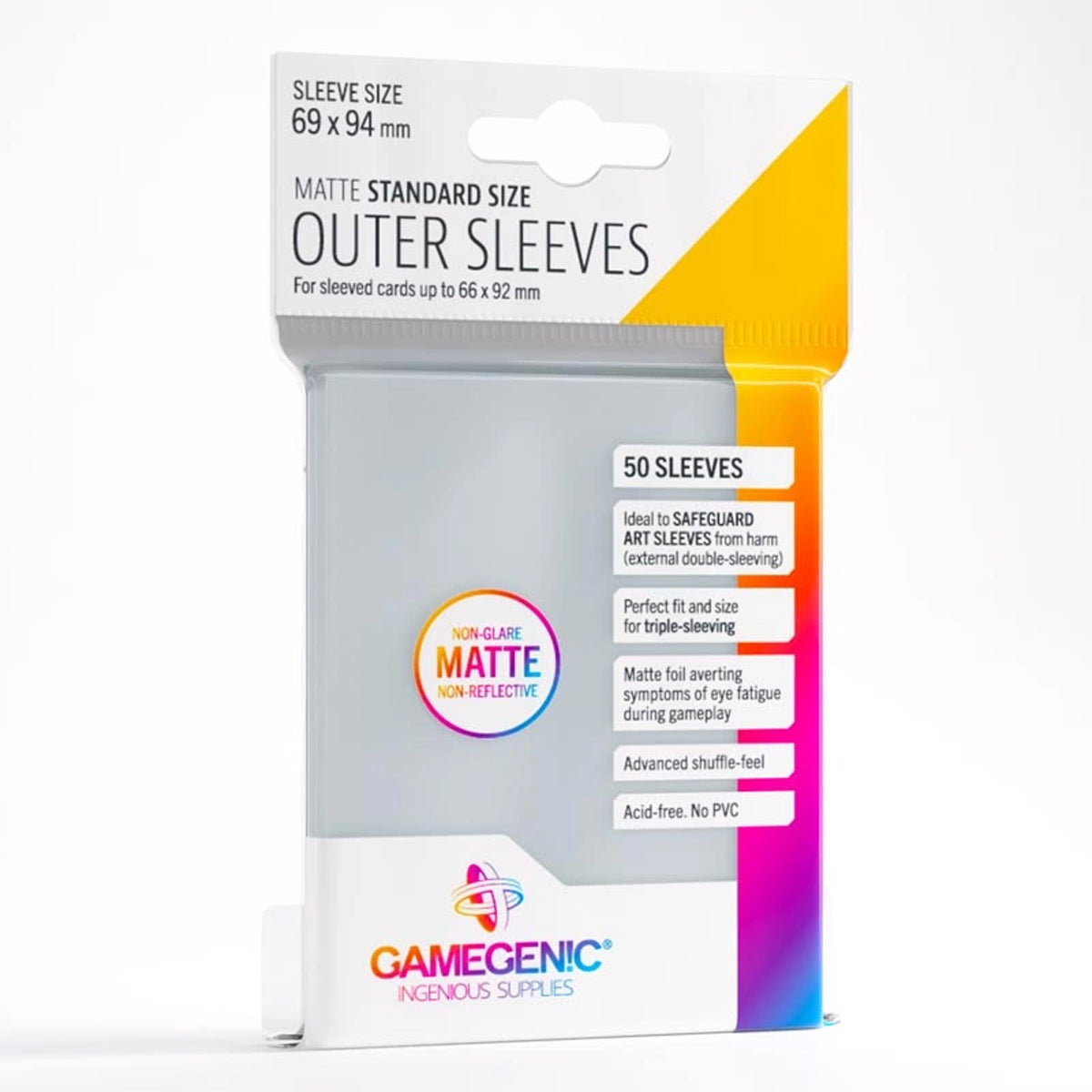 Gamegenic Outer Sleeves (Matte Standard Size)