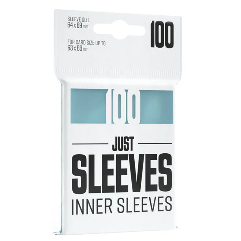 Gamegenic Just Sleeves Inner Sleeves Standard Size (100ct)