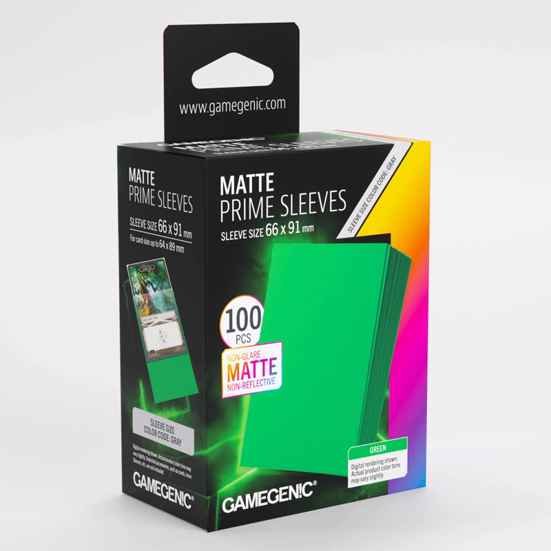 Gamegenic Matte Prime Sleeves Standard Size (100ct)