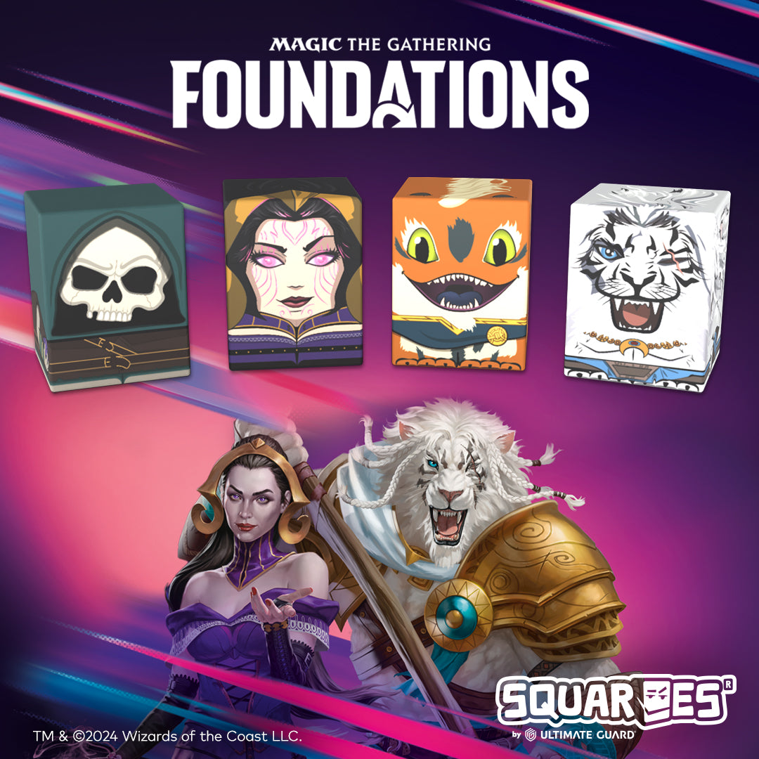 UG Squaroes Deck Box - MTG Foundations