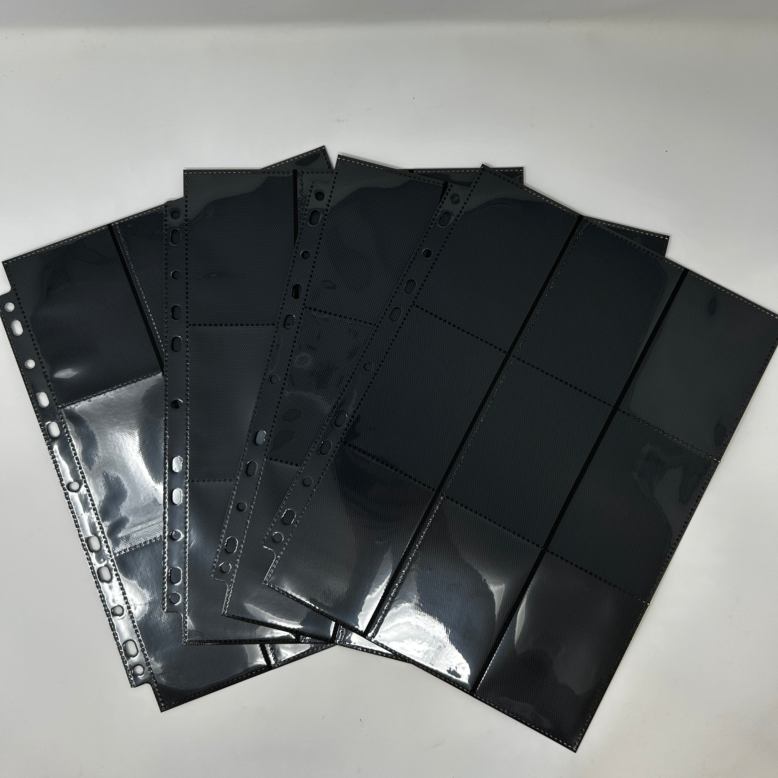 Bento Basics - 18-Pocket Pages Side-Loading (Black 10 Pages)