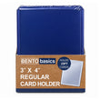 Bento Basics - 3" x 4" Clear Regular Toploaders (25ct) for Standard Size Cards