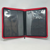 Bento Basics - Zip Binder 9-Pockets (Black/Red)
