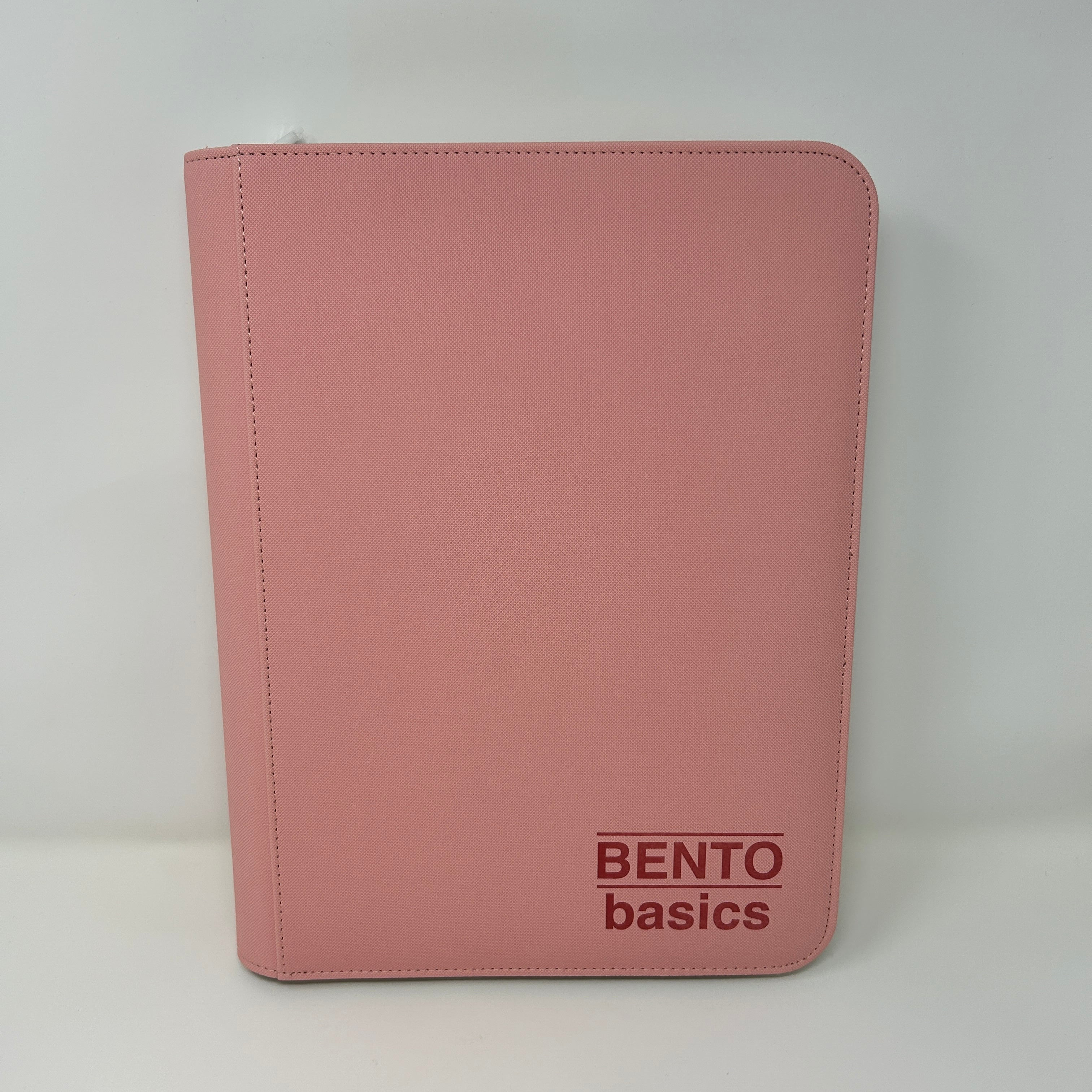 Bento Basics - Zip Binder 9-Pockets (Pink/White)