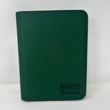 Bento Basics - Zip Binder 9-Pockets (Green/Black)