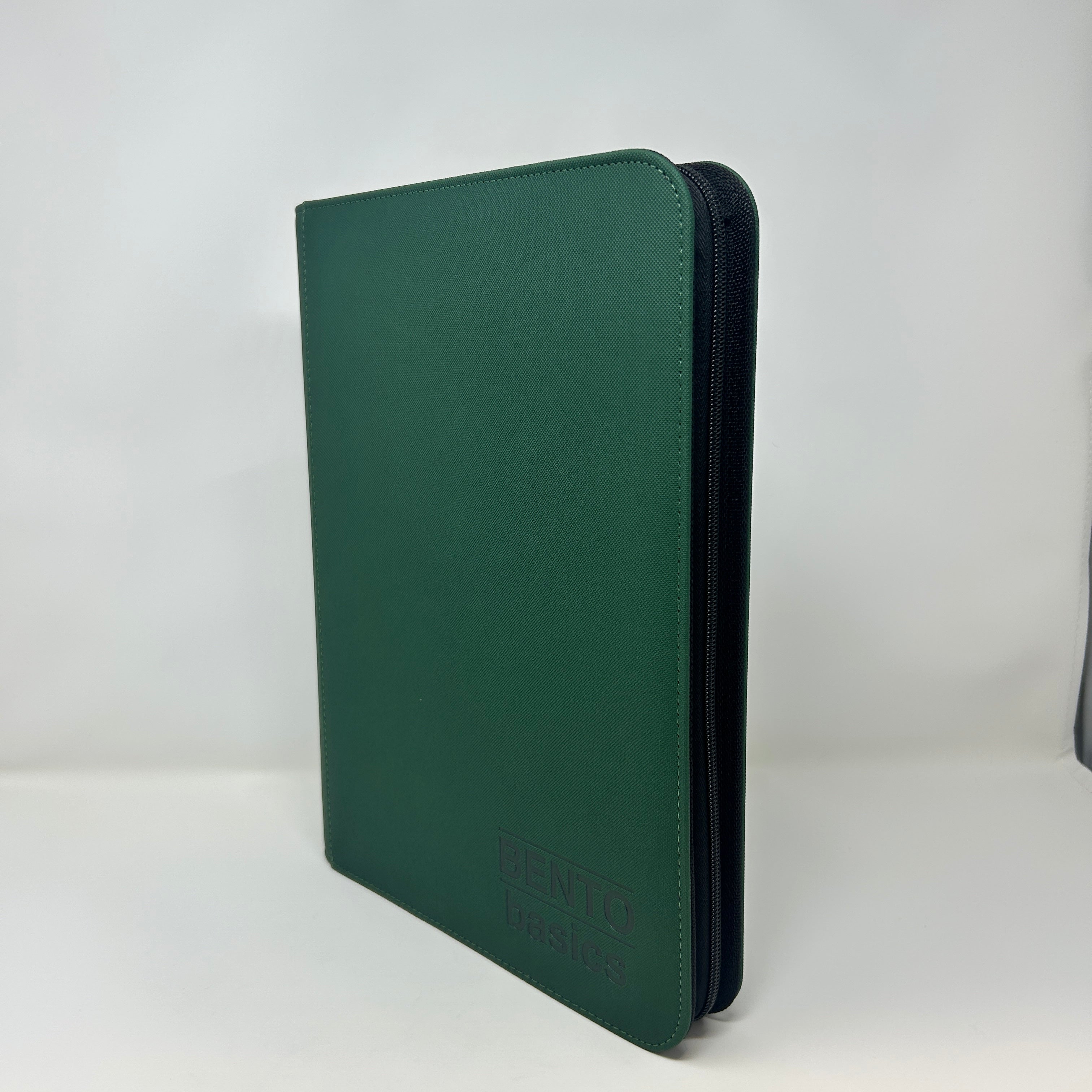 Bento Basics - Zip Binder 9-Pockets (Green/Black)