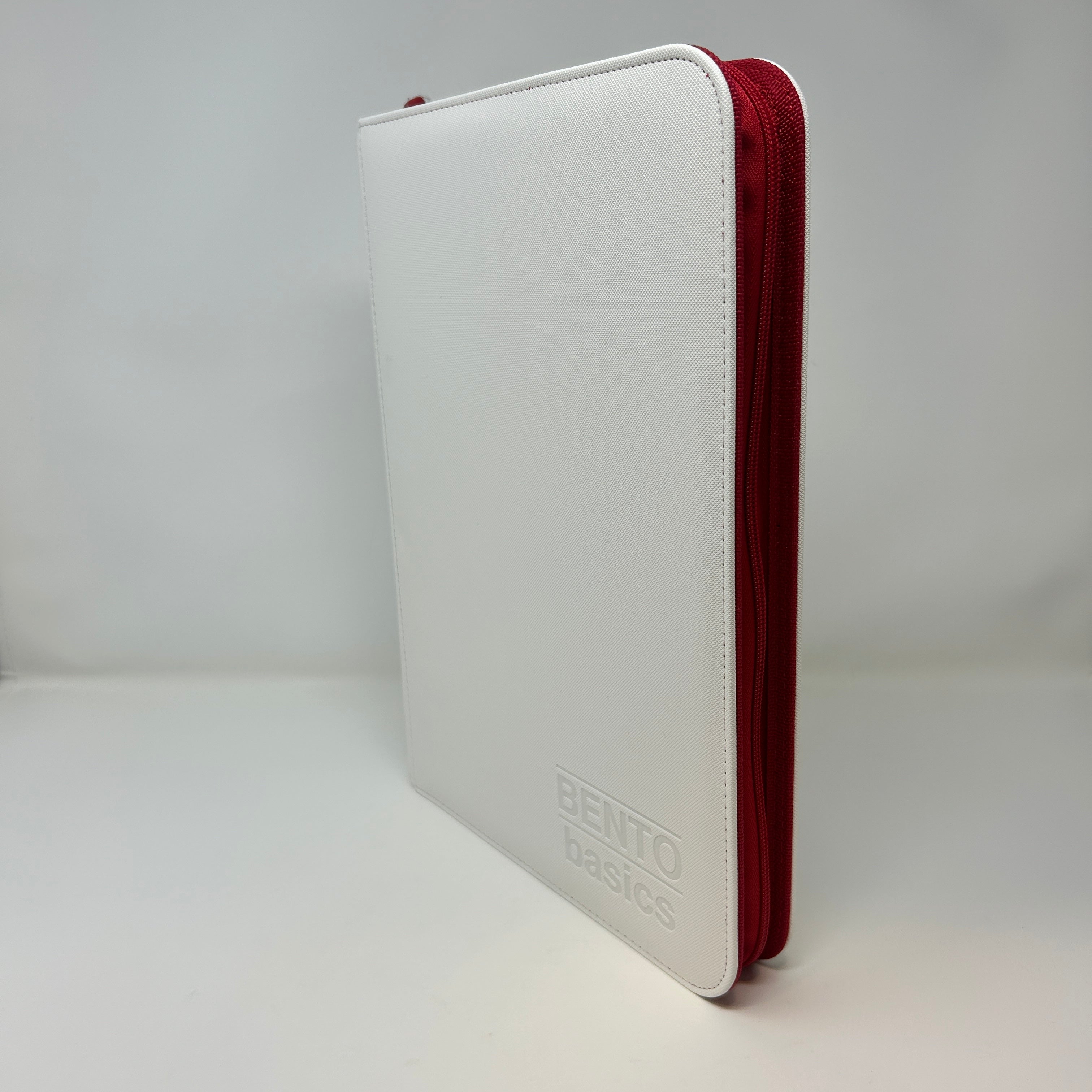Bento Basics - Zip Binder 9-Pockets (White/Red)