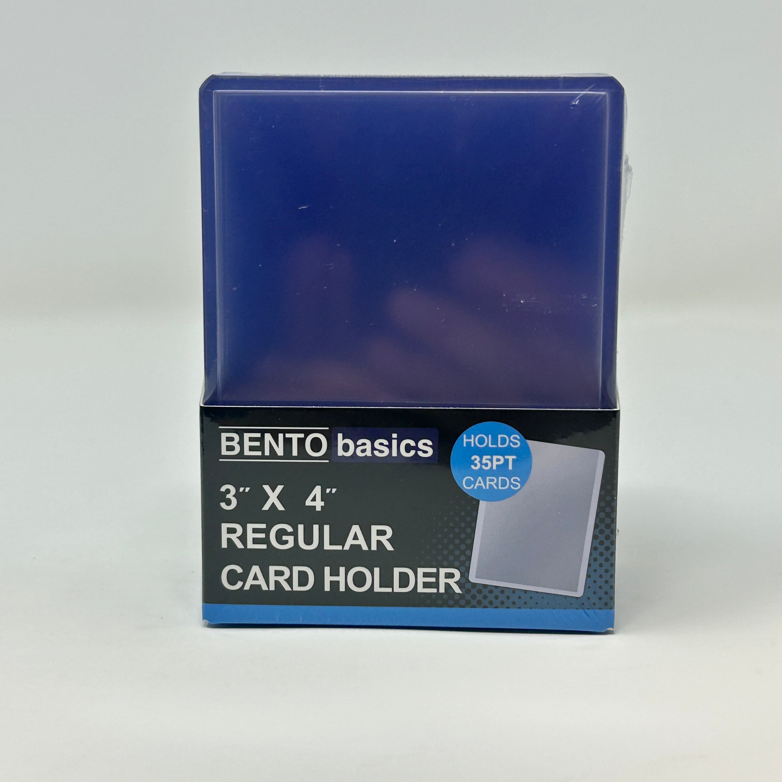 Bento Basics - 3" x 4" Clear Regular Toploaders (25ct) for Standard Size Cards