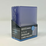 Bento Basics - 3" x 4" Clear Regular Toploaders (25ct) for Standard Size Cards