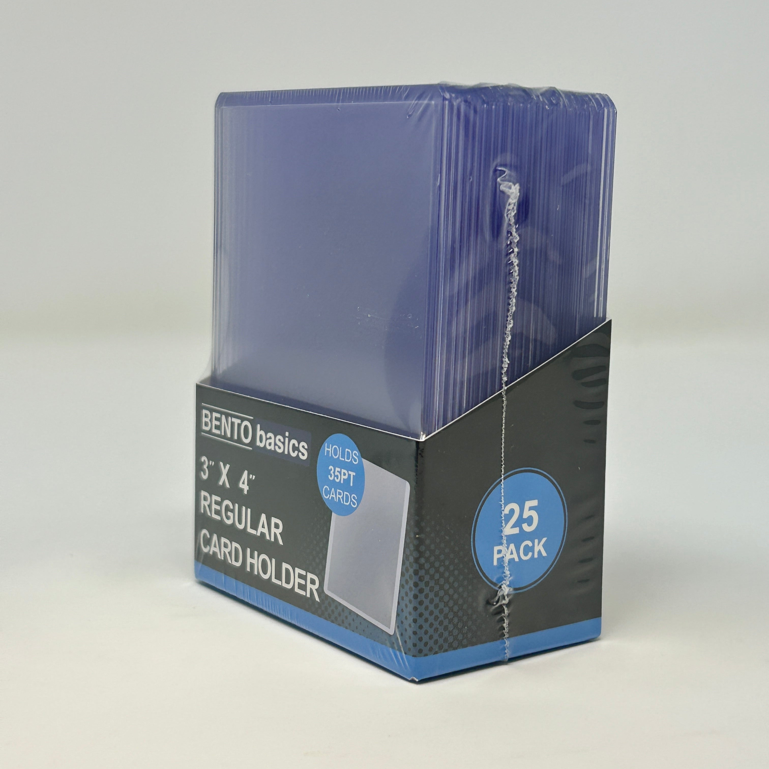 Bento Basics - 3" x 4" Clear Regular Toploaders (25ct) for Standard Size Cards