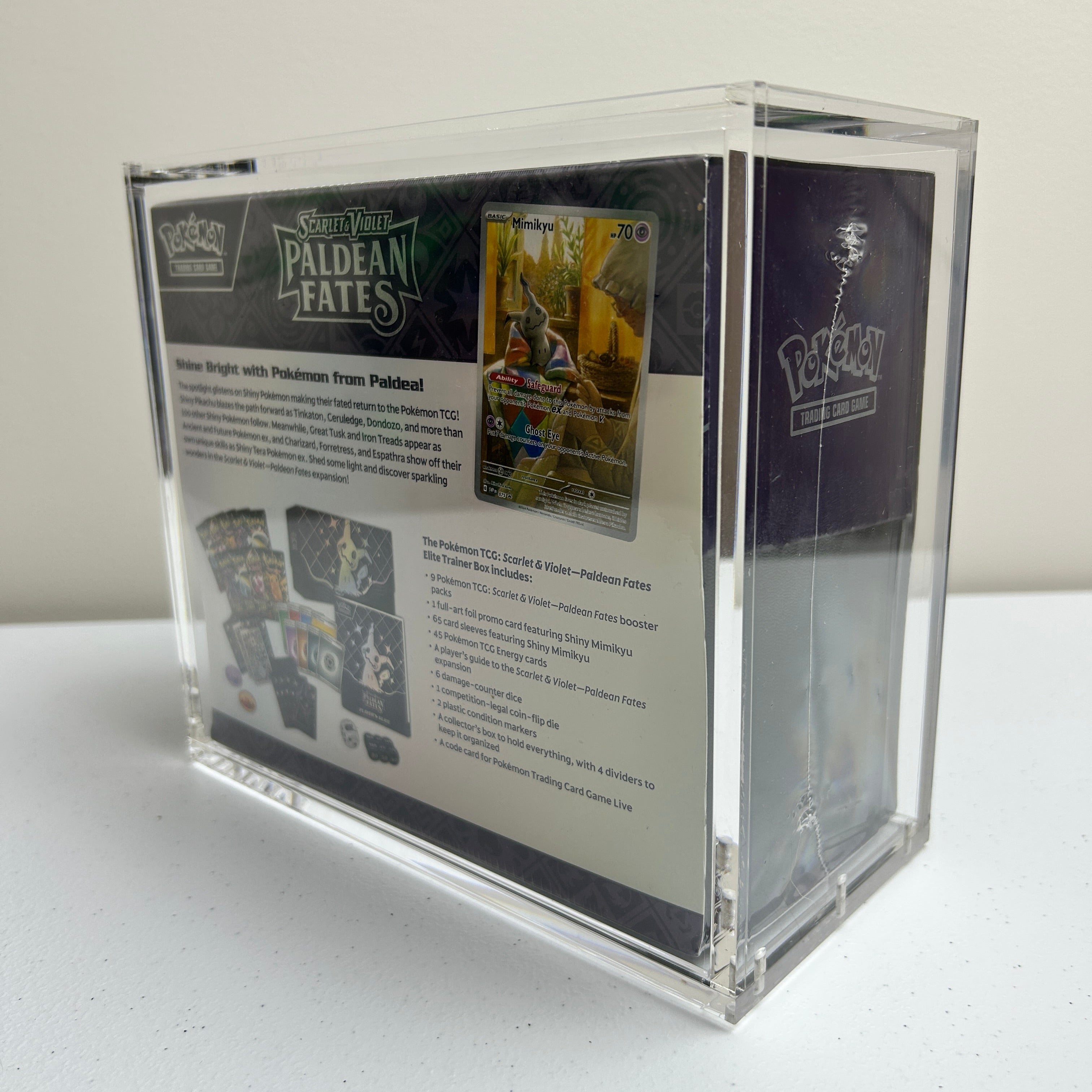 Bento Basiscs - Acrylic Display Stackable Magnetic for Pokemon TCG Elite Trainer Box (Standard Size)