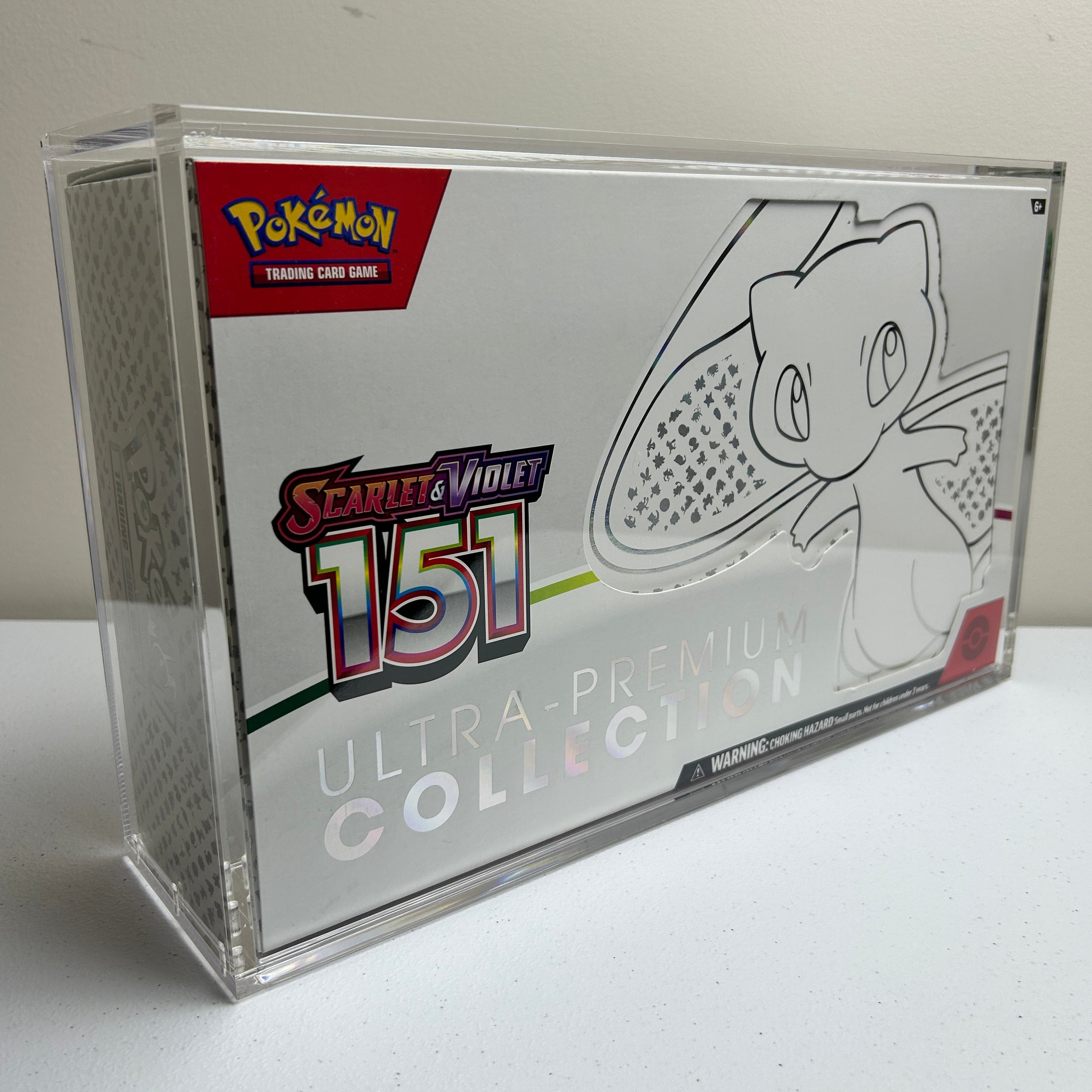 Bento Basics Acrylic Display Stackable Magnetic for Pokemon UPC (2023 SV: 151 & 2025 ME: Mega Charizard Ex)