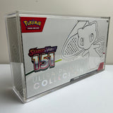 Bento Basics Acrylic Display Stackable Magnetic for Pokemon UPC (2023 SV: 151 & 2025 ME: Mega Charizard Ex)