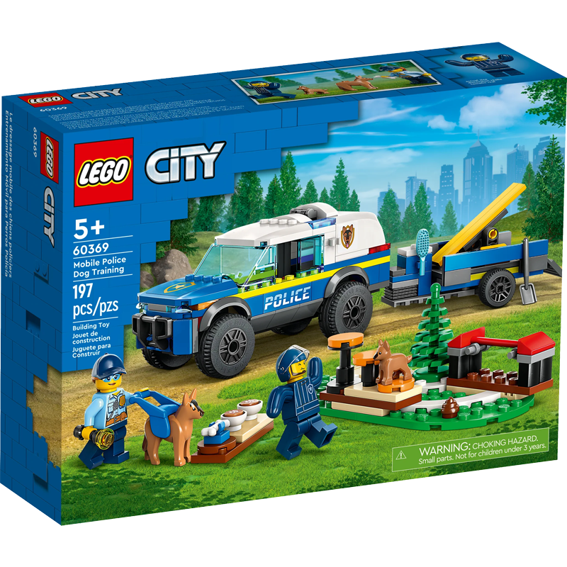 LEGO City 60369 Mobile Police Dog Training