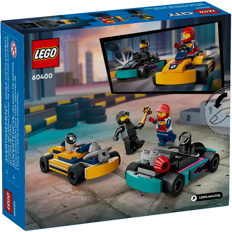 LEGO City 60400 Go-Karts and Race Drivers