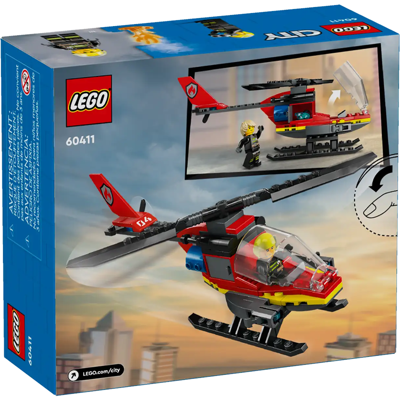 LEGO City 60411 Fire Rescue Helicopter