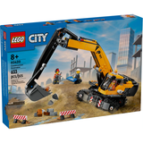 LEGO City 60420 Yellow Construction Excavator