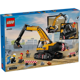 LEGO City 60420 Yellow Construction Excavator