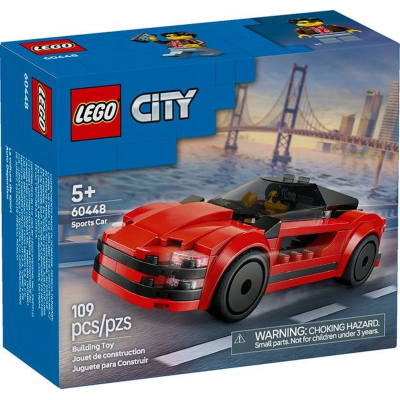 LEGO City 60448 Red Sports Car