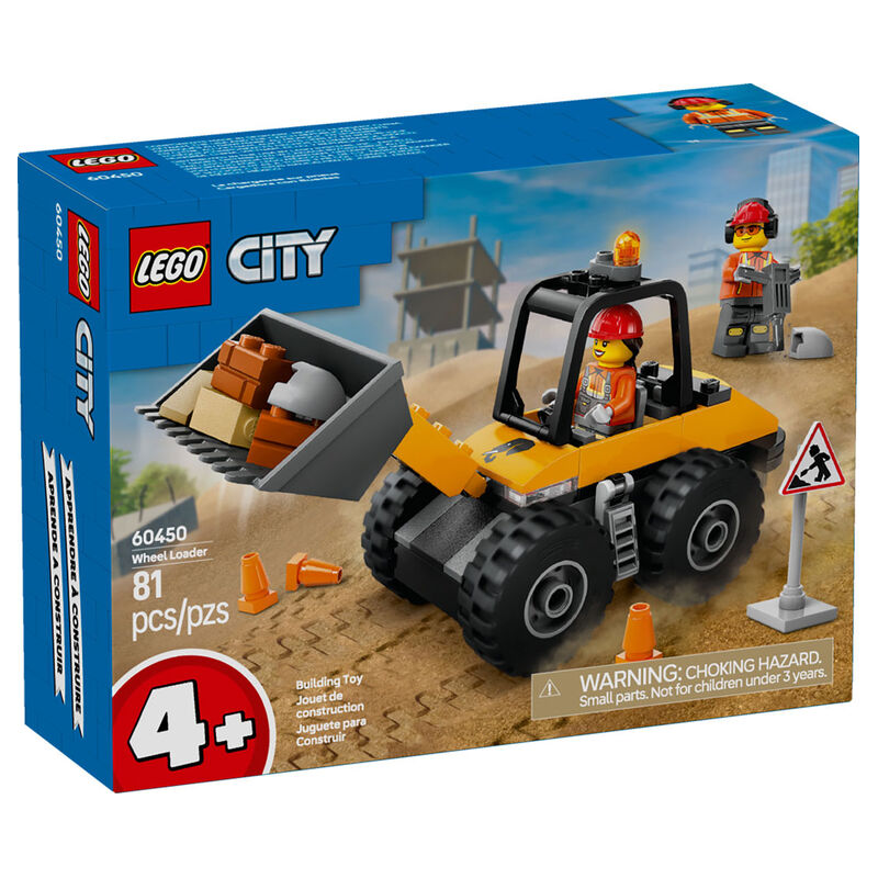 LEGO City 60450 Yellow Construction Wheel Loader