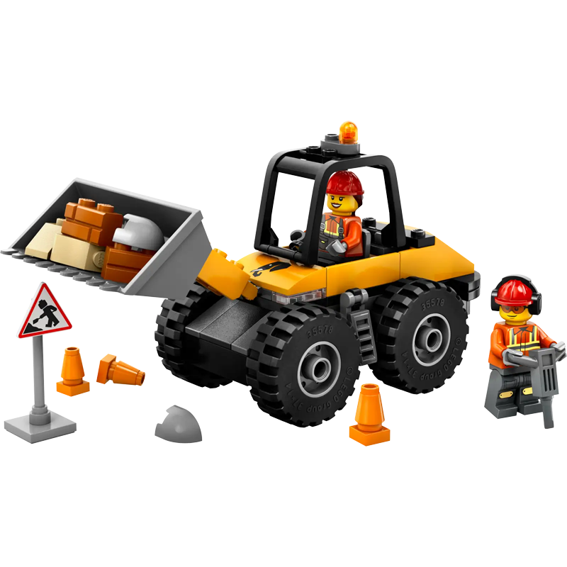 LEGO City 60450 Yellow Construction Wheel Loader