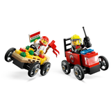 LEGO City 60458 Pizza vs. Fire Truck Race Car Pack