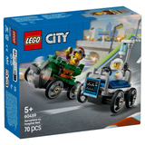 LEGO City 60459 Airplane vs. Hospital Bed Race Car Pack