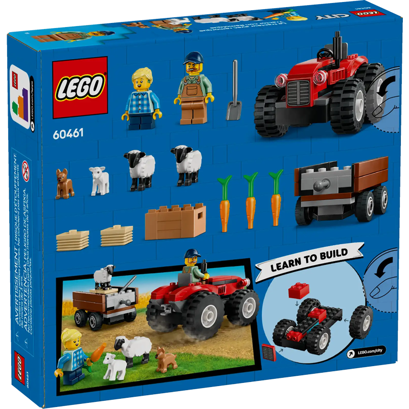 LEGO City 60461 Red Farm Tractor with Trailer & Sheep